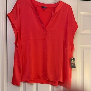 Vince Camuto Vibrant Red Blouse